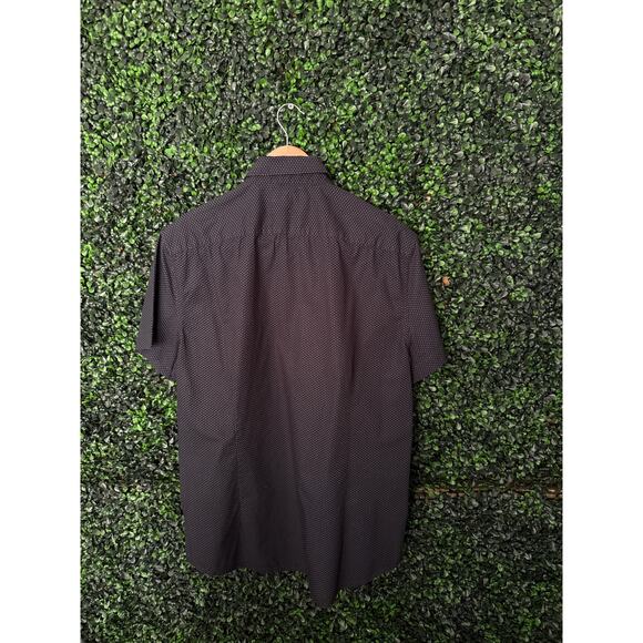 Kenneth Cole Men’s Short Sleeved Black Shirt Men's size L - Picture 4 of 4